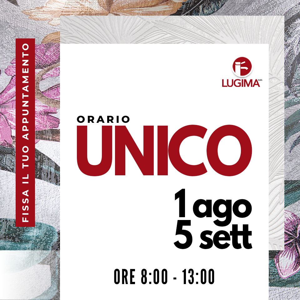 Orario unico